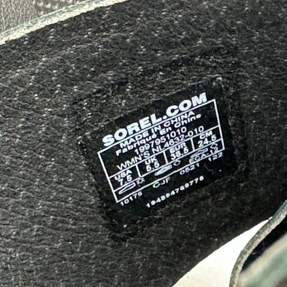 Sorel Cameron Flatform Mule Sandals Women 7.5 EUC Comfortable Open Toe Black - Picture 9 of 10